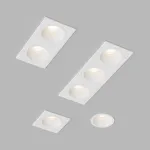 Встраиваемый светодиодный светильник LeDron LH07H-R LH07H-R White 10W 4000K DIM TRIAC от ImperiumLoft