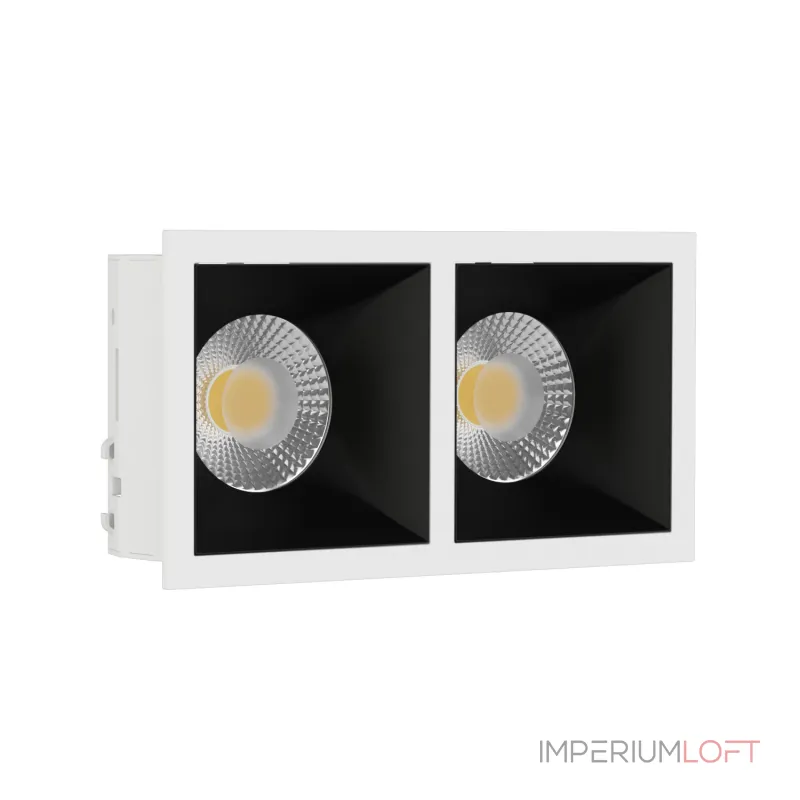 Встраиваемый светильник под сменную лампу LeDron RISE KIT2 RISE KIT2 White-Black от ImperiumLoft Встраиваемый светильник под сменную лампу LeDron RISE KIT2 RISE KIT2 White-Black от ImperiumLoft
