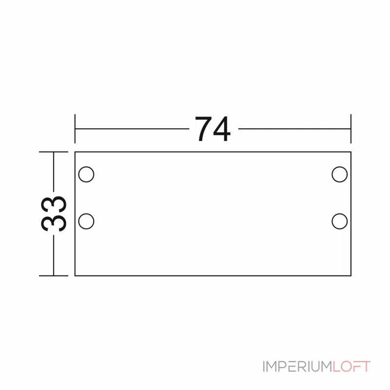 Заглушка для профиля под шпаклевку LeDron Заглушка АВД-5785 от ImperiumLoft