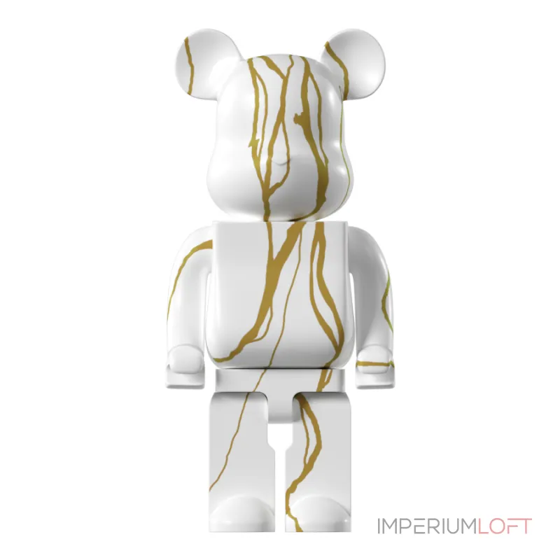 Статуэтка LeDron BEARBRICK 50E grey от ImperiumLoft