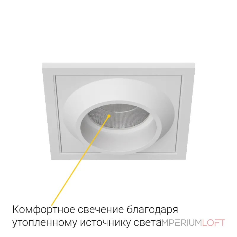 Встраиваемый светодиодный светильник LeDron GIZA GIZA SQ White 4000K от ImperiumLoft Встраиваемый светодиодный светильник LeDron GIZA GIZA SQ White 4000K от ImperiumLoft