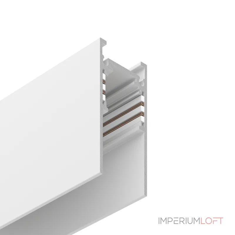 Накладной магнитный трек Ledron АВД-5356 1250 мм White от ImperiumLoft