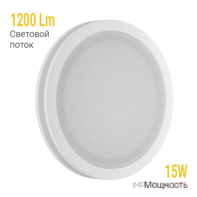 Встраиваемый светодиодный светильник LeDron LIP0906-15W-Y3000K от ImperiumLoft