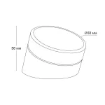 Кнопка на настольном держателе LeDron Table smart knob F00XN04-04-1 Silver от ImperiumLoft