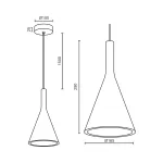 Подвесной светильник LeDron VIVIAN MH-2602W