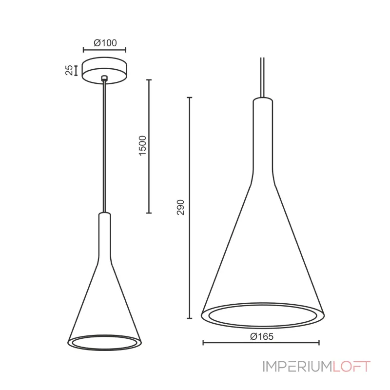 Подвесной светильник LeDron VIVIAN MH-2602W Подвесной светильник LeDron VIVIAN MH-2602W