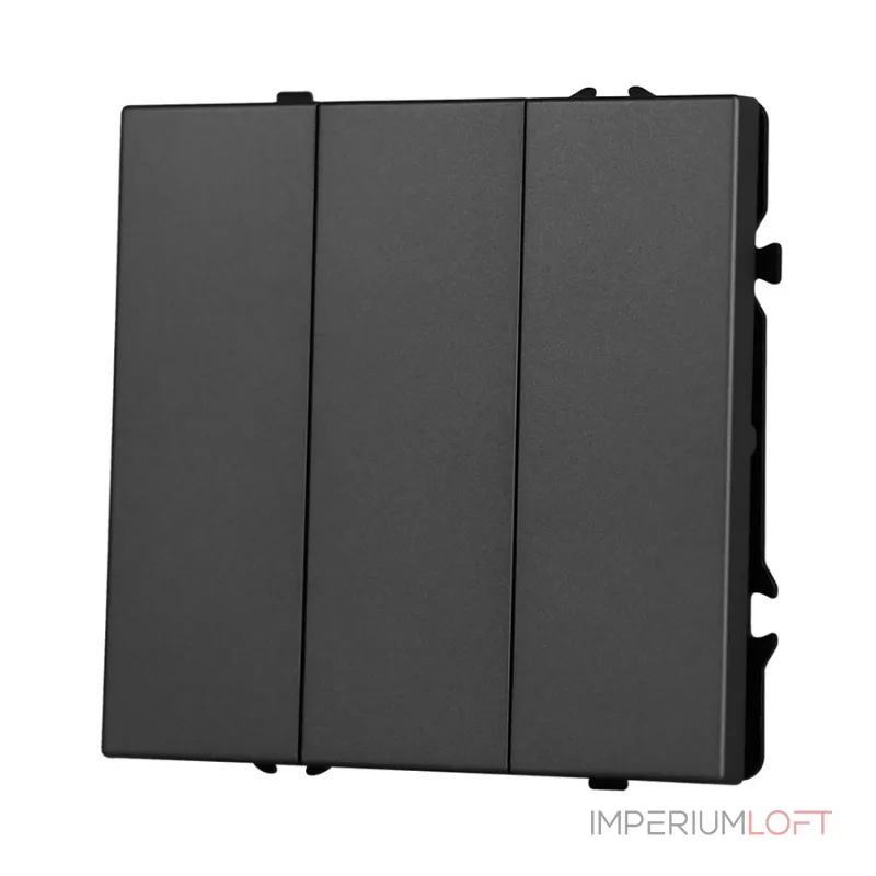 Трехклавишный выключатель LeDron 3 Gang 1 Way Grey от ImperiumLoft Трехклавишный выключатель LeDron 3 Gang 1 Way Grey от ImperiumLoft