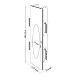Встраиваемый гипсовый светильник для стен и ступеней LeDron MW10 MW1030 от ImperiumLoft
