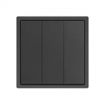 Трехклавишный выключатель LeDron 3 Gang 1 Way Grey