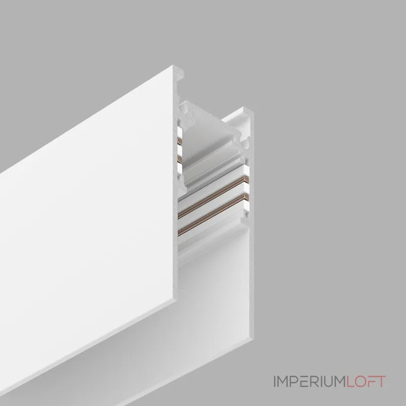 Накладной магнитный трек Ledron АВД-5356 1250 мм White от ImperiumLoft