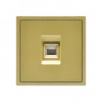 Розетка компьютерная одиночная LeDron CAT 6 (DATA) Gold от ImperiumLoft