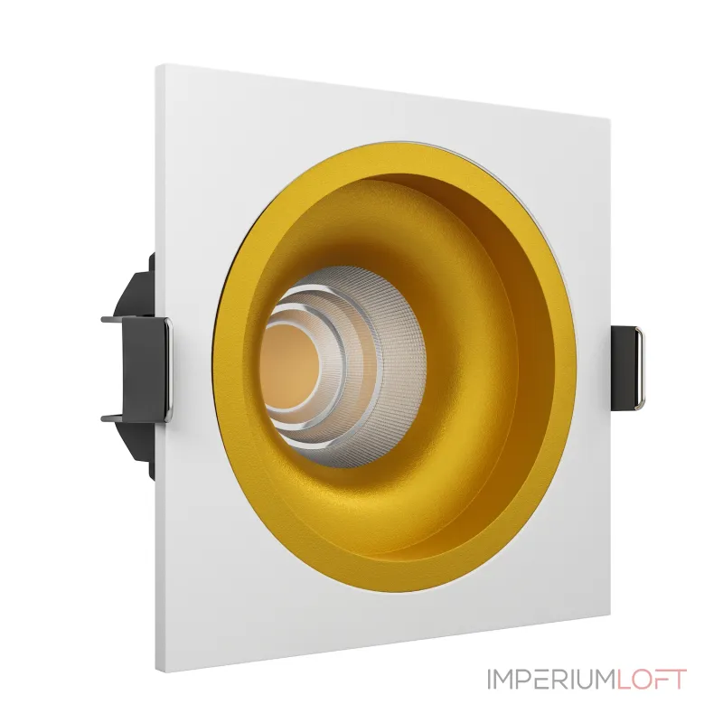 Встраиваемый светодиодный светильник LeDron LEVEL LEVEL SQ White-Gold TRIAC от ImperiumLoft