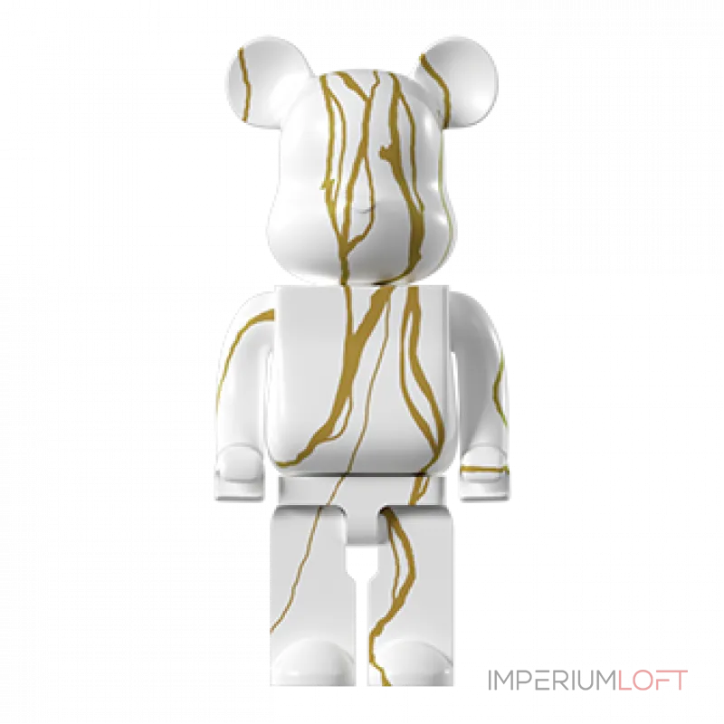 Статуэтка LeDron BEARBRICK 50E grey от ImperiumLoft