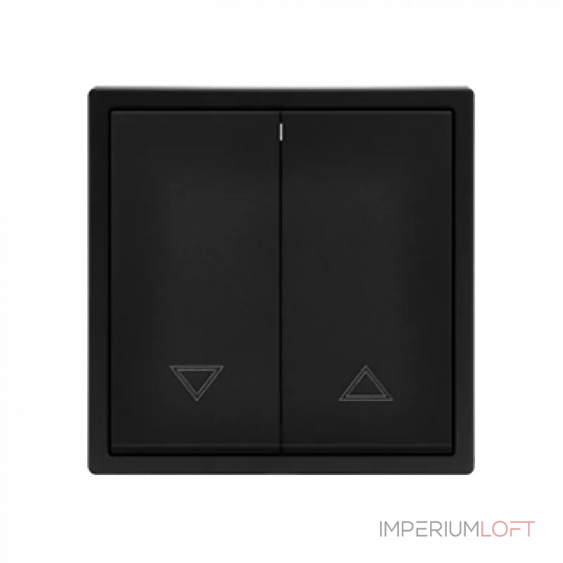 Двухклавишный жалюзийный выключатель LeDron 2 Gang Curtain Switch Black от ImperiumLoft Двухклавишный жалюзийный выключатель LeDron 2 Gang Curtain Switch Black от ImperiumLoft