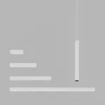 Подвесной светильник LeDron SAGITONY E T40 SAGITONY E3 T40 W-Bl