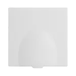 Розетка одинарная с заземлением с крышкой с защитными шторками LeDron EU Socket with Waterproof Cover White от ImperiumLoft