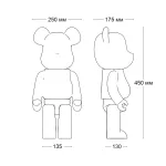 Статуэтка LeDron BEARBRICK 50E black от ImperiumLoft