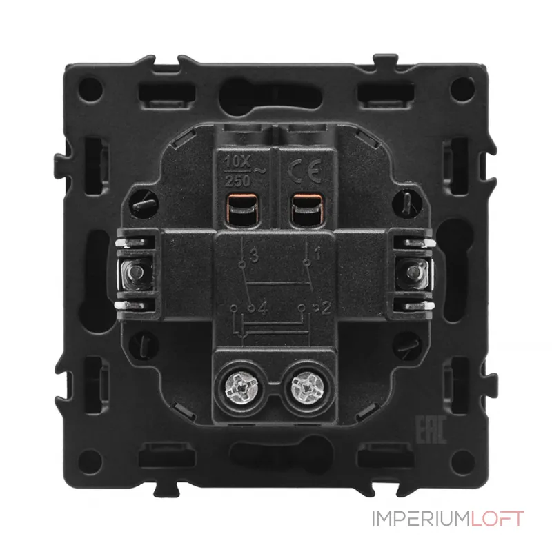 Переключатель одноклавишный перекрёстный LeDron 1 Gang Intermediate Cashmere от ImperiumLoft