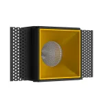 Встраиваемый светодиодный светильник LeDron RISE SQ H KIT1 RISE SQ H KIT1 LED 4K Gold от ImperiumLoft