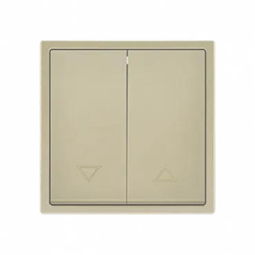 Двухклавишный жалюзийный выключатель LeDron 2 Gang Curtain Switch Cashmere