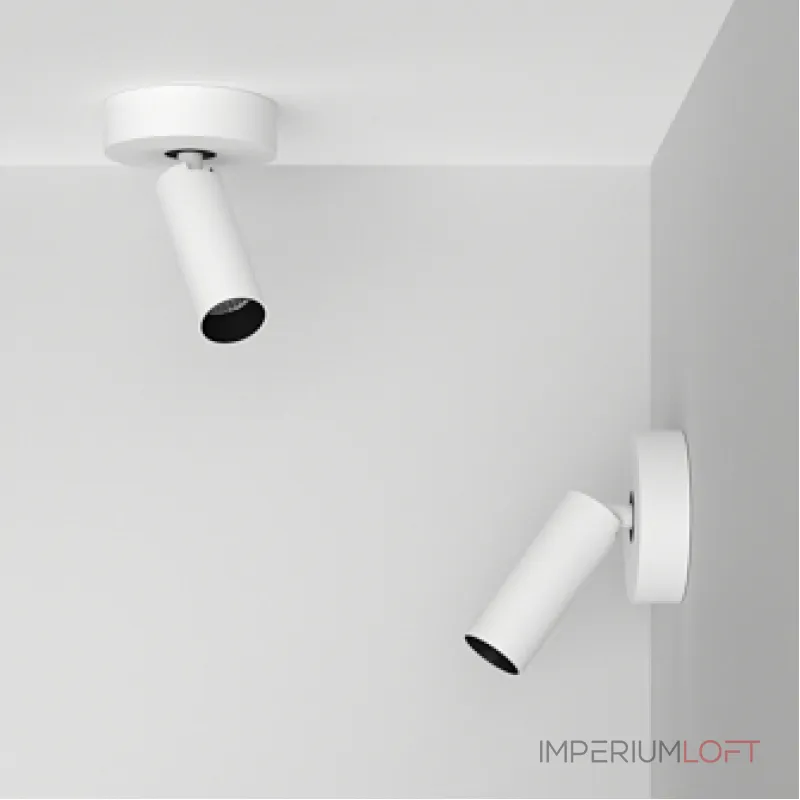 Потолочный поворотный светодиодный светильник LeDron SAGITONY SAGITONY R1 S40 Dim W-Bl от ImperiumLoft