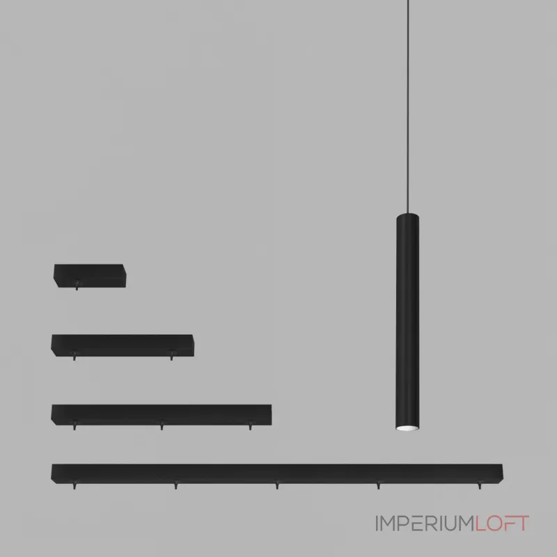 Подвесной светодиодный светильник Ledron SAGITONY E2 T40 Black-White 4000K от ImperiumLoft