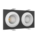 Встраиваемый светодиодный светильник LeDron GIZA MINI GIZA MINI SQ2 Black-White от ImperiumLoft