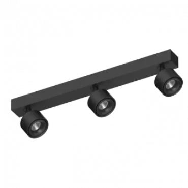 Потолочный поворотный светодиодный светильник LeDron SAGITONY SAGITONY E3 S75 Black Dim 4000K