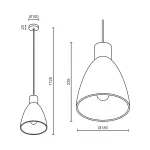 Подвесной светильник LeDron OVERAL MH-2507C