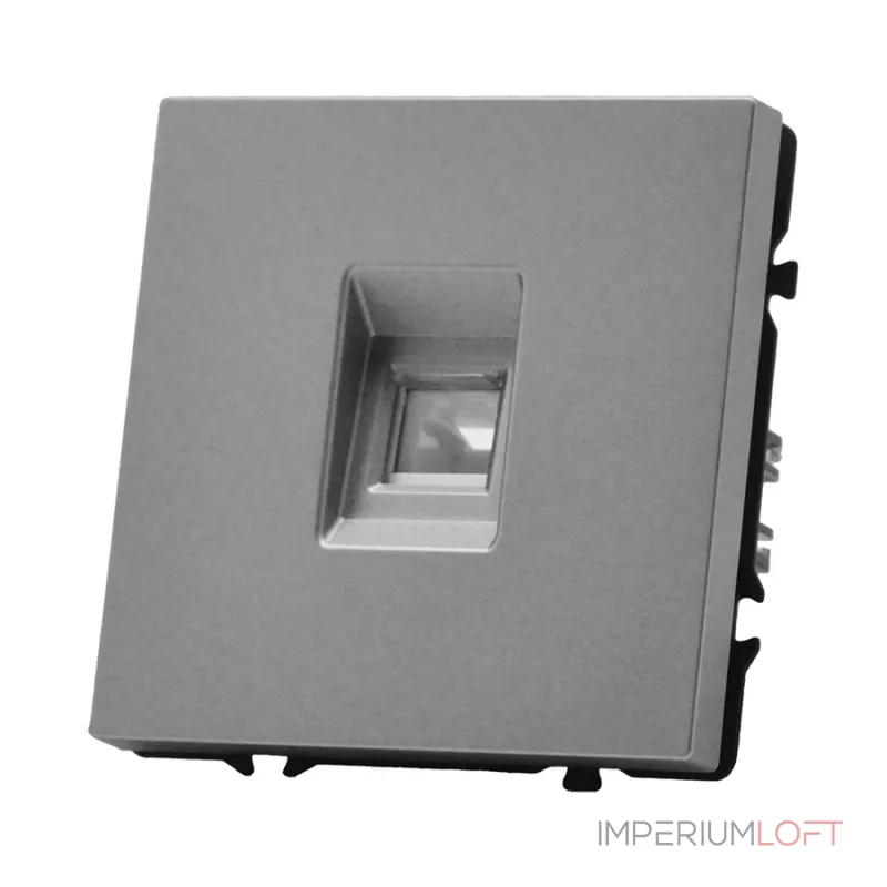 Розетка компьютерная одиночная LeDron CAT 6 (DATA) Light Grey от ImperiumLoft