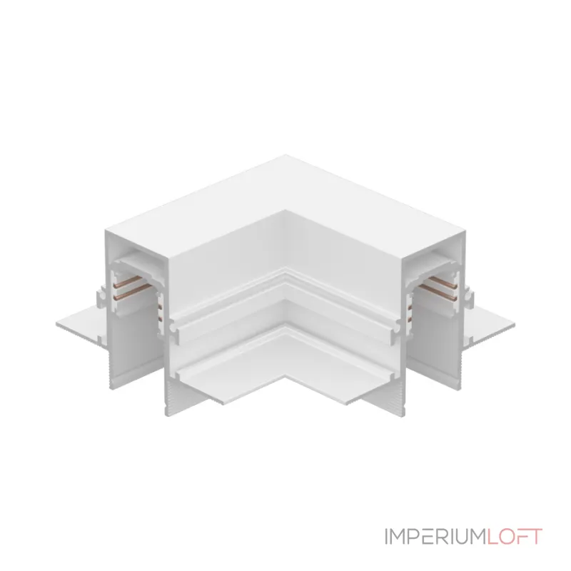 Угол горизонтальный для магнитного трека LeDron G-АВД-7715 White от ImperiumLoft
