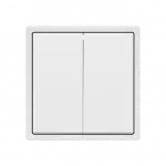 Переключатель двухклавишный перекрёстный LeDron 2G Intermediate White от ImperiumLoft