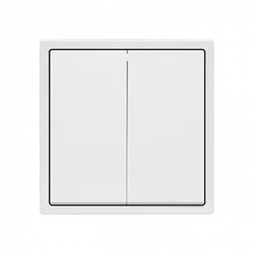 Переключатель двухклавишный перекрёстный LeDron 2G Intermediate White