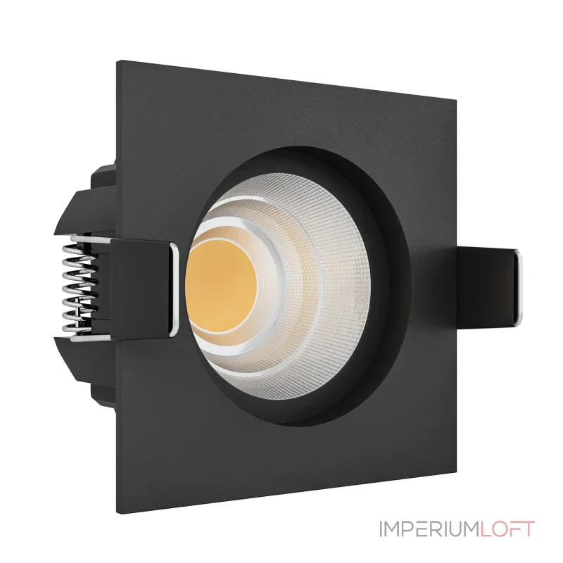 Встраиваемый светодиодный светильник LeDron BRUTAL DA-6850CS Black от ImperiumLoft
