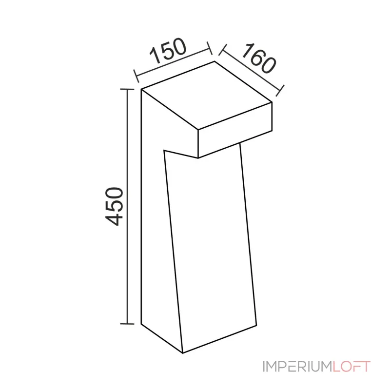 Уличный светодиодный светильник LeDron MO-705 MO-7058 от ImperiumLoft Уличный светодиодный светильник LeDron MO-705 MO-7058 от ImperiumLoft