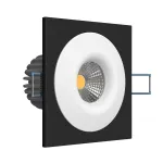 Встраиваемый светодиодный светильник LeDron LH07S-R LH07S-R SQ Black-White 10W 3000K DIM TRIAC от ImperiumLoft