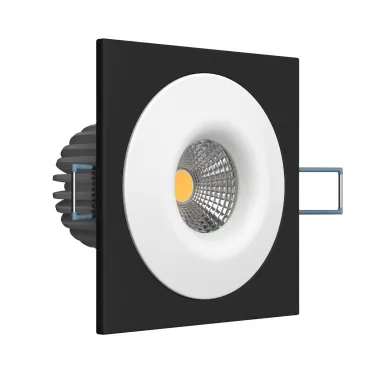 Встраиваемый светодиодный светильник LeDron LH07S-R LH07S-R SQ Black-White 10W 3000K DIM TRIAC Встраиваемый светодиодный светильник LeDron LH07S-R LH07S-R SQ Black-White 10W 3000K DIM TRIAC