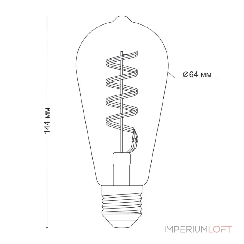 Светодиодная лампа LeDron SMART LAMP Smart-LF601WF2- 6W-E-G1 от ImperiumLoft Светодиодная лампа LeDron SMART LAMP Smart-LF601WF2- 6W-E-G1 от ImperiumLoft
