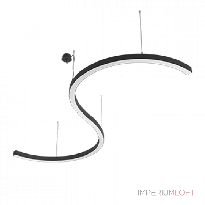 Подвесной светильник LeDron LED SNAKE LED SNAKE Mini Black 4000K Подвесной светильник LeDron LED SNAKE LED SNAKE Mini Black 4000K