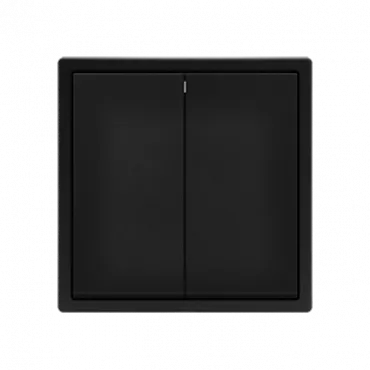 Переключатель двухклавишный перекрёстный LeDron 2G Intermediate Black