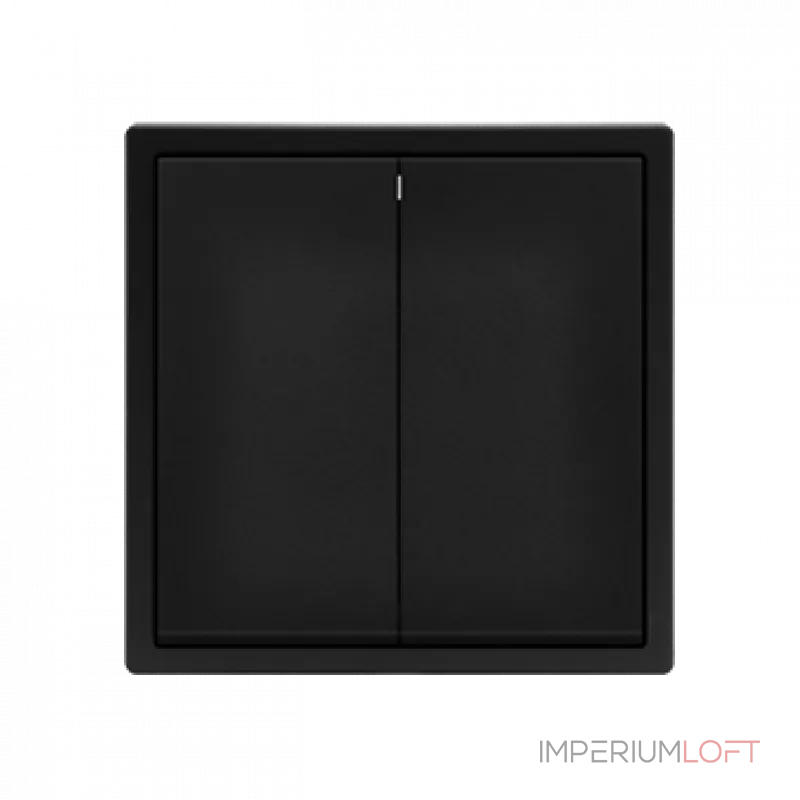 Переключатель двухклавишный перекрёстный LeDron 2G Intermediate Black от ImperiumLoft
