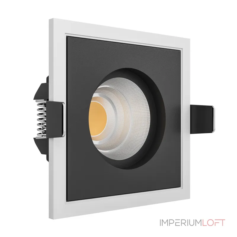 Встраиваемый светодиодный светильник LeDron BRUTAL BRUTAL SQ1 White-Black TRIAC от ImperiumLoft
