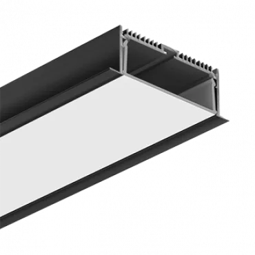 Встраиваемый профиль с накладным фланцем LeDron 13003+RMP-16 Black Встраиваемый профиль с накладным фланцем LeDron 13003+RMP-16 Black