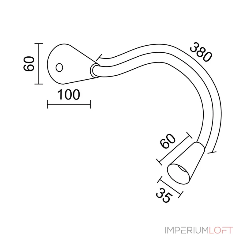 Настенный светодиодный светильник LeDron LWA200 LWA200-BLK от ImperiumLoft Настенный светодиодный светильник LeDron LWA200 LWA200-BLK от ImperiumLoft