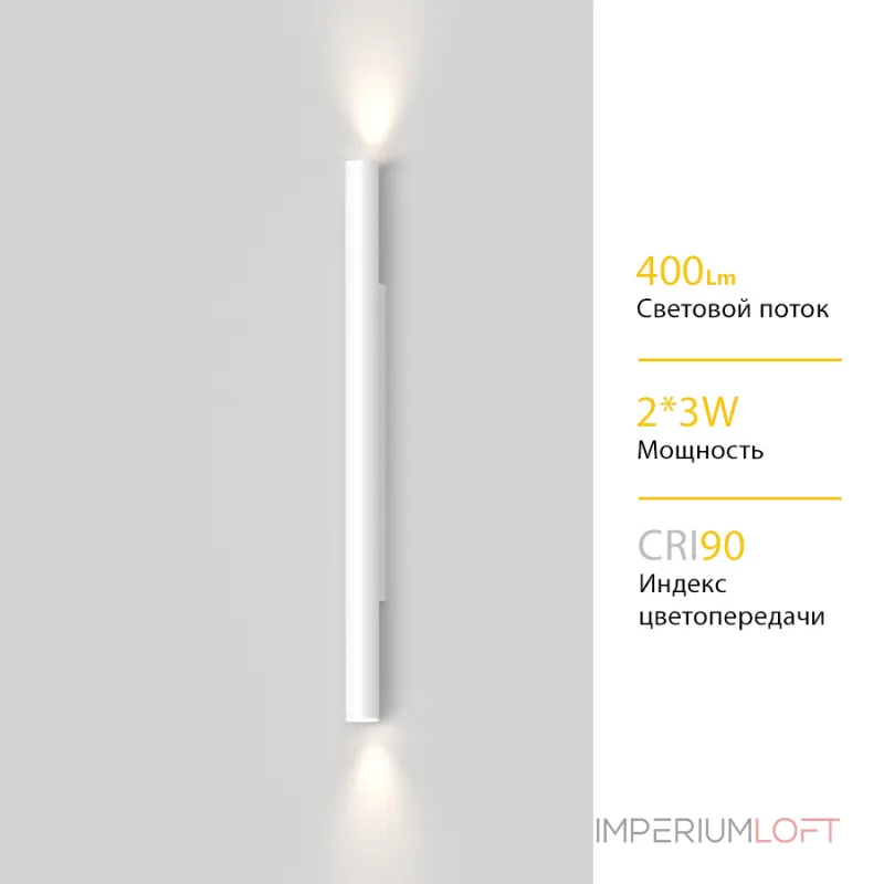 Настенный светодиодный светильник LeDron SHINE WL3113 White от ImperiumLoft