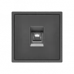 Розетка компьютерная одиночная LeDron CAT 6 (DATA) Grey от ImperiumLoft