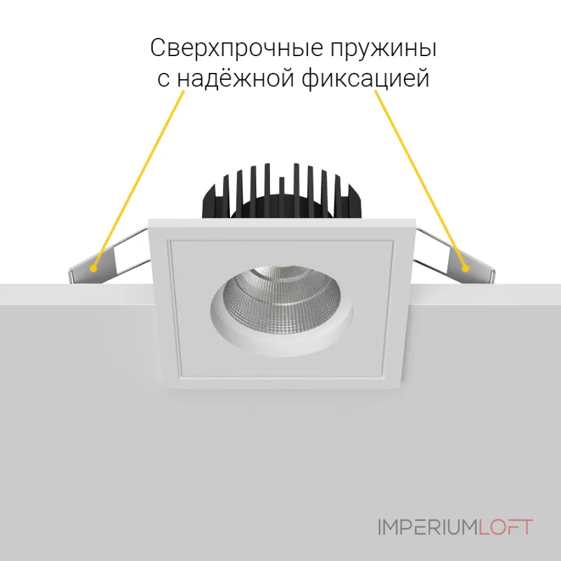 Встраиваемый светодиодный светильник LeDron BRUTAL BRUTAL SQ1 White 4000K от ImperiumLoft Встраиваемый светодиодный светильник LeDron BRUTAL BRUTAL SQ1 White 4000K от ImperiumLoft