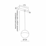 Подвесной светильник LeDron SAGITONY E T128 SAGITONY E T128 Black