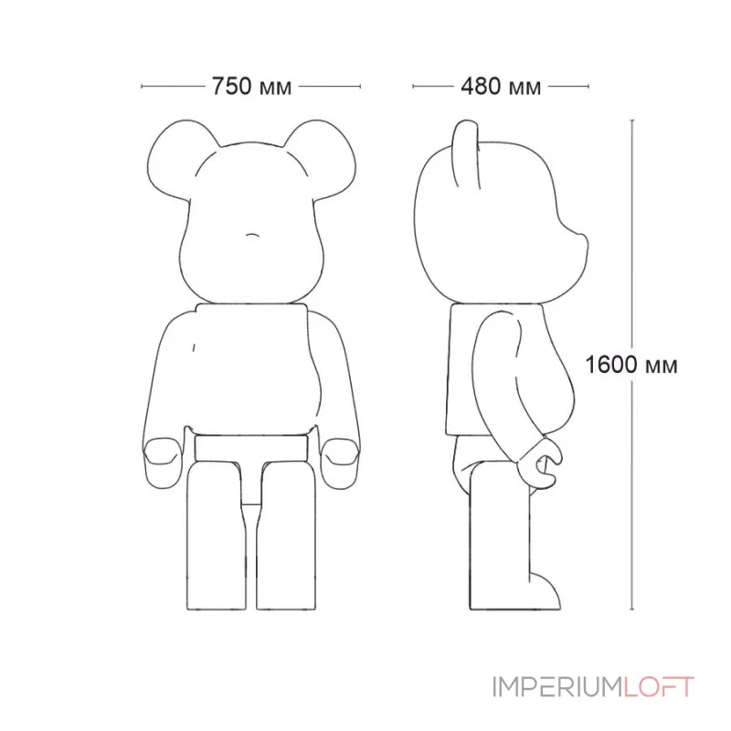 Статуэтка LeDron BEAR Large BN97 Gold от ImperiumLoft Статуэтка LeDron BEAR Large BN97 Gold от ImperiumLoft