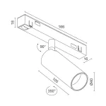 Светильник трековый LeDron Sagi Sagi S40 Zigbee Wh-Gl 3K от ImperiumLoft
